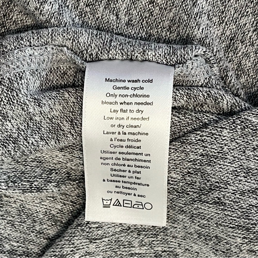 Rag & Bone Jean Women's Grey Ribbed Knitted Long Sleeve Pullover Top Size S/P - Picture 4 of 8